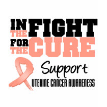 Uterine Cancer In The Fight For The Cure t-shirts by giftsforawareness Uterine Cancer In The Fight For The Cure t-shirts