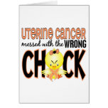 Uterine Cancer Messed With The Wrong Chick Greeting Card
