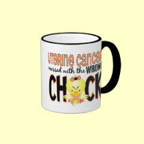 Uterine Cancer Messed With The Wrong Chick mugs