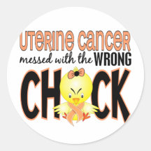 Uterine Cancer Messed With The Wrong Chick Stickers