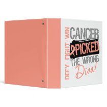 Uterine Cancer Picked The Wrong Diva Binder by cancerapparel Uterine Cancer Picked The Wrong Diva Binder