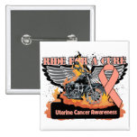 Uterine Cancer Ride For a Cure Button