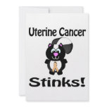 Uterine Cancer Stinks Skunk Awareness Design Announcements