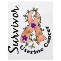 Uterine Cancer Survivor 15 Personalized Flyer