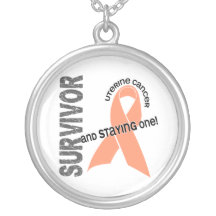 Uterine Cancer Survivor 1 Necklaces