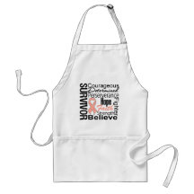 Uterine Cancer Survivor Collage Aprons