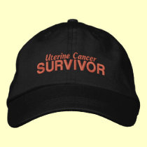 Uterine Cancer Survivor embroidered hats