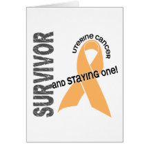 Uterine Cancer Survivor Greeting Card