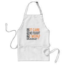 Uterine Cancer Survivor It Came We Fought I Won aprons