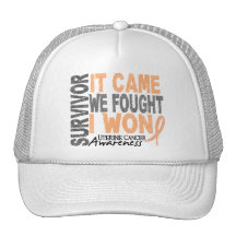 Uterine Cancer Survivor It Came We Fought I Won Mesh Hats