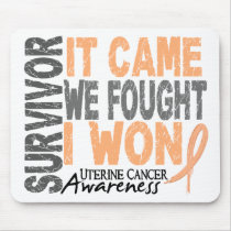 Uterine Cancer Survivor It Came We Fought I Won mousepads