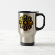 Uterine warehouse Mandara Coffee Mugs