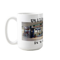 Utilitarianism (centered) large white Mug