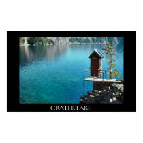 utility shack on crater lake posters