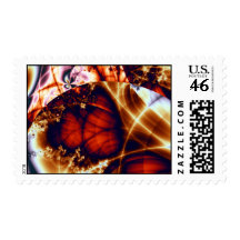 Utopia · Fractal Art · Maroon Stamps