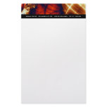 Utopia · Fractal Art · Maroon Customized Stationery