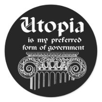 Utopia stickers by Ars_Brevis Utopia stickers