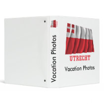 Utrecht Waving Flag with Name Vinyl Binders
