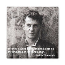 Uttering a word is like striking ... magnets