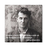 Uttering a word is like striking ... magnets