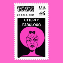 UTTERLY FABULOUS stamp