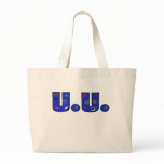 UU Blue Religious Symbols bags