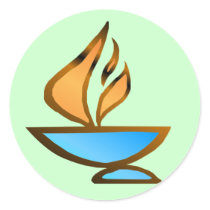 UU Chalice stickers by NeshobaUU UU Chalice stickers