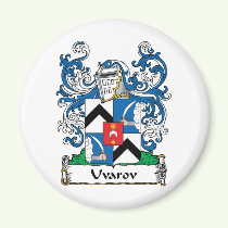 Uvarov Family Crest Magnet