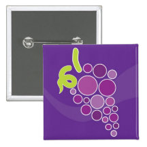 Uvas púrpuras pin