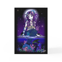 "Uxia" Mermaid Greeting Card by mykajelina "Uxia" Mermaid Greeting Card