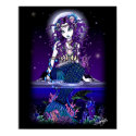 "Uxia" Midnight Mermaid posters