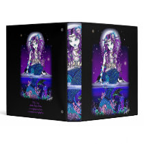"Uxia" Twilight Moon Gothic Mermaid Avery Binder
