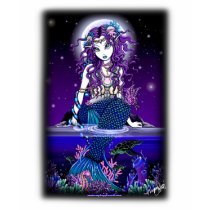 "Uxia" Twilight Moon Gothic Mermaid Top