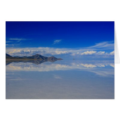uyuni salt plains greeting card by cardart