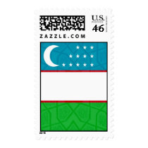 Uzbek Flag Stamp by ShizZza Uzbek Flag Stamp