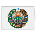 Uzbekistan Coat of Arms cards