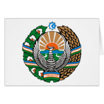 Uzbekistan Coat of Arms cards