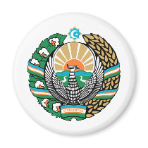 Uzbekistan coat of arms magnets