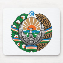 Uzbekistan Coat of Arms Mousepad