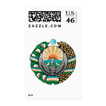 Uzbekistan coat of arms postage by sergemayifuila Uzbekistan coat of arms postage