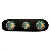 Uzbekistan Coat of Arms Skateboard