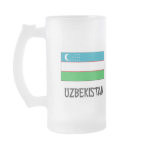 Uzbekistan Flag Mugs