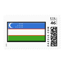 Uzbekistan Flag postage by jacinto888 Uzbekistan Flag postage