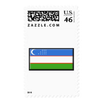 Uzbekistan Flag postage by jacinto888 Uzbekistan Flag postage