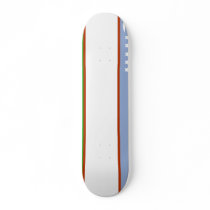 Uzbekistan Flag skateboards