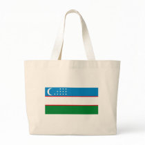 Uzbekistan Flag Tote Bag by FlagTshirts Uzbekistan Flag Tote Bag