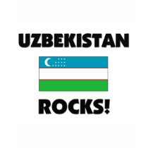 Uzbekistan Rocks t-shirts by flagshirt Uzbekistan Rocks t-shirts
