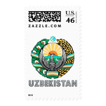 Uzbekistani Emblem postage by FlagStore Uzbekistani Emblem postage