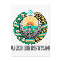 Uzbekistani Emblem postcards by FlagStore Uzbekistani Emblem postcards