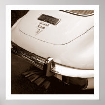 V12 Jaguar E-Type Poster